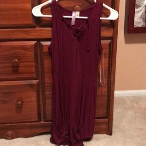 Maroon dress